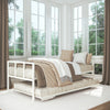 Milliard Twin Daybed and Fold-up Trundle Set, Frame - Mattresses Sold Separately (Black)