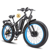 KAIJIELAISI Electric Bike for Adults,AWD Ebikes Dual Motor Peak 6000W, 26'' Fat Tire bikes with 52V 26AH Battery Hydraulic Brake Electric Bicycle, 7 Speed Mountain EBike UL 2849.