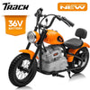 Track 7 36V Electric Dirt Bike for Kids, 350W Ride on Motorcycle with Twist Grip Throttle, Hand-Operated Brakes, Key Start, Off-Road Motocross Speed Up to 15 mph, Age 8+, White