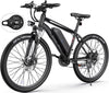 TotGuard Electric Bike for Adults 27.5" E-Bike with 500W Motor, Electric Mountain Bike with 48V 10Ah Battery, Lockable Suspension Fork, Shimano 21 Speed Gears UL2849