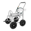 BENTISM Hose Reel Cart with Wheels, Metal Hose Reel Holds 250 Feet of 5/8" Hose Capacity Heavy Duty Outdoor Water Planting Truck for Yard, Garden