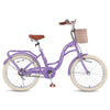 Bstjewey 20 Inch Girls Bike with Basket, Kids Bicycle for Ages 7-13