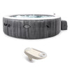 INTEX PureSpa Plus Greywood Deluxe 4 Person Inflatable Spa w/ Jets