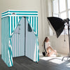 EAGLE PEAK Flex Compact 4x4 Pop-up Canopy Privacy Dressing Room,Blue