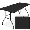 Best Choice Products 6ft Plastic Folding Table, Indoor Outdoor Heavy Duty Portable w/ Handle, Lock - White