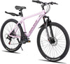 HILAND 26 Inch Mountain Bike, Mens and Womens Aluminum Frame MTB with 21 Speeds, Dis Brake, Hardtail Bicycle for Adults