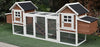 Omitree NEW 123" Large Solid Wood Chicken Coop Backyard Hen House 4-6 Chickens with 4 Nesting Boxes