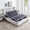 IdealBase Adjustable Bed Frame Twin XL, Massaging Zero Gravity Adjustable Bed Base, Electric Adjustable Beds with 3 Speed Head & Foot Massage, Wireless Remote, 2 USB Ports, 800LBs Capacity Gray
