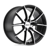 Tsw Sprint 18X8.5 5X120 40Et 76.1Cb Gloss Black W/ Mirror Cut Face Wheel