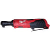 Milwaukee 2457-20 M12 Cordless 3/8" Ratchet �C 35 ft-lbs Torque, 250 RPM, Low-Profile Head, Variable-Speed Trigger, Compact & Durable Design (Bare Tool)