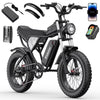 Ridstar 1500W Electric Bike for Adults,33MPH 48V 20Ah Electric Bicycle ,20" Fat Tire Full Suspension Mountain Bike UL2849