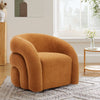 360�� Swivel Accent Chair for Living Room, Boucle Barrel Armchair Single Sofa Chair Reading Chair, Sage Green