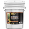 DEFY Extreme Wood Stain and Sealer in One - 5 Gallon Semi-Transparent Waterproof Coating for All Wood Types - Light Walnut