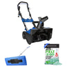 Snow Joe Electric Snow Thrower Bundled with Snow Broom & Ice Melt Pellets