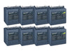 Rocket L-875 170Ah 8V Golf Cart Battery - Replaces Trojan T-875 (Set of 8)