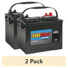 EverStart Lead Acid Marine & RV Deep Cycle Battery, Group Size 24DC 12 Volt, 690 MCA*