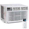 12000btu Window Air Conditioner With Wi-fi Enabled, Remote Control, Cooling Up To 550sq.ft, 115v Wall Mounted Window Ac Units For Rooms, Dehumidifier, Fan, Reusable Filter