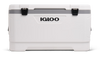 Igloo 100 QT Latitude Marine Ultra Hard-Sided Cooler, White and Moonscape Gray