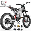 6000W(Peak) Motor 60V/30Ah Battery Freego X2Pro Electric Motorcycle for Adults, Electric Bike ,50MPH/7 Speed Off Road Electric Bicycle,19x2 Full Suspension/Four-Piston Hydraulic Brake UL2849MTB