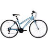 Hyper Brand Bicycle 700c Men's Spin Fit Hybrid Bike, Black and Blue, Adults