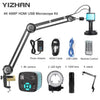 YIZHAN Digital Microscope Camera 13MP 1080P HDMI VGA Industrial Video Microscope 150X Zoom C-Mount Lens Foldable Stand LED Ring Light Soldering Microscopes for Electronics Repair for Adult