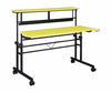 Musiea BE100 Series Sit-Stand Music Recording Studio Desk Workstation w/2x3U Rack