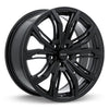 19x8.5 RTX Black Widow Satin Black Wheel 5x4.5 (38mm)