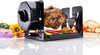 ROTO-Q 360 Cordless Stainless Steel Rotisserie Kit - Non-Electric for Grills, Ovens, BBQ, Smokers - Indoor/Outdoor