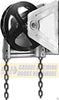 G.A.S Hardware Garage Door Chain Hoist Kit Model 2000R 4:1 Reduction Wall Mount (1.25 Inch Shaft) | Chain Hoist Replacement for Garage Door Repair | Garage Chain Replacement Set