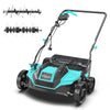 2-in-1 Scarifier and Dethatcher �C Deep Soil Revitalization with High-Torque Motor, Adjustable Depth Control, Dual Safety Switch & Removable 10.5-Gallon Thatch Bag