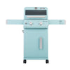 Mesa 2-Burner Propane Gas Grill in Red with Clear View Lid and LED Controls