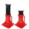 Garvee Car Jack,Floor Jack Stands,Jack Stand with Lock, for Supporting Trucks Trailers Car, Adjustable Height 11"-18", 12 Ton (26,400 Lb) Capacity, Red, 1 Pair