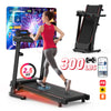 FYC Foldable Electric Treadmill for Home, 2.5HP Quiet Brushless Folding Treadmill, 7.5 MPH, LCD Display, Heart Rate Sensor (Black)