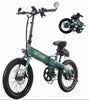 Gotrax F1V2 20" Adult Folding Electric Bike, 50 Mile Long Range, 48V 10.4Ah Battery, 20MPH Speed, Compact & Portable, Black
