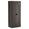 Suncast 72 in 4-Shelf Storage Cabinet Locker for Garage, Black, BMCCPD7204