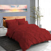 Pinch Pleated 1-Piece Duvet Cover 100% Egyptian Cotton 800 Thread Count with Zipper & Corner Ties Pintuck Decorative Duvet Cover- Queen/Full Size (90" x 90") Inch, Silver