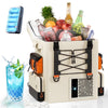 Litheli 16L Backpack Refrigerator,  55W Portable Electric Fridge Freezer Compressor Cooler for Fast Cooling Down to -4��F  with Ergonomic Backpack Design for Camping Car RV Home