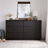 Better Homes and Gardens Lillian 6 Drawer Dresser, White