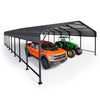 EASYHAWK 20x30 FT Heavy Duty Galvanized Steel Carport - Outdoor Metal Carport Vehicle Shelter for Cars, Trucks, SUVs, Boats & Tractors