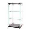 SSWBasics Infinity Countertop Glass Display Case (Ready to Assemble) - 12-1/4"W x 14-1/4"D x 27-1/4"H - Showcase Cabinet Bookcase with Lock  Perfect for Displaying Smaller Items
