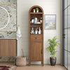 Furtivusia Bathroom Storage Cabinet Narrow Tall Cabinet Storage Tower with Door and Drawer