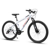 27" Mountain Bike, 21-Speed Dual Disc Brakes with Aluminum Frame – Black