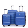 Tripcomp Hardside Luggage Set 3-Piece Set (21/25/29) Lightweight Suitcase 4-Wheeled Suitcase Set(Purple)