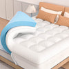 COOLHUT 4-Inch Dual Layer Gel Memory Foam Mattress King Size, 2-Inch Cooling Gel Memory Foam Plus 2-Inch 100% 400TC Ultra Thick Soft Mattress Pillow Cover, Cool Comfort, Breathable Pressure Reduction