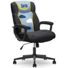 Serta Connor Office Chair Light Gray Microfiber