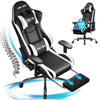 JONPONY Big and Tall 500LBS Gaming Chair, Ergonomic Design, Gamer Chair PU Leather with Footrest and Lumbar Support, High Back Office Chair Support 8 Hours Long Sitting, Computer Chair,Red