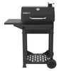 Nexgrill 22" Charcoal Grill with Table Cart and Side Table, 358 SQ In Grate, Adjustable Air Vents, Integrated Temperature Gauge, Mobile Cart Barbecue Grill for Camping, Picnics, and More - 810-0026HC