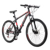 UBesGoo 26" Lightweight Explorer Mountain Bike, 21-Speed for Men and Women Disc Brakes & Suspension, Red/Black