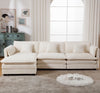 GNIXUU 112" Oversized Sectional Sofa Cloud Couch for Living Room, Modern Chenille L Shaped Couch, Comfy Boucle Modular Sofa Sleeper with Moveable Ottoman & Memory Foam (Green)