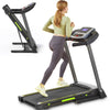 FLIMDER 330LBS Capacity 15% Auto Incline Folding Treadmills with APP for Home, 3.5HP 10MPH Speed Bluetooth Heart Rate Sensor for Running Walking Jogging Exercise Fitness